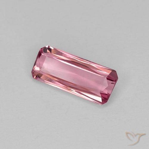 1.55 ct Pink Tourmaline Stone, Natural Tourmaline in Octagon / Scissor Cut Shape for Sale