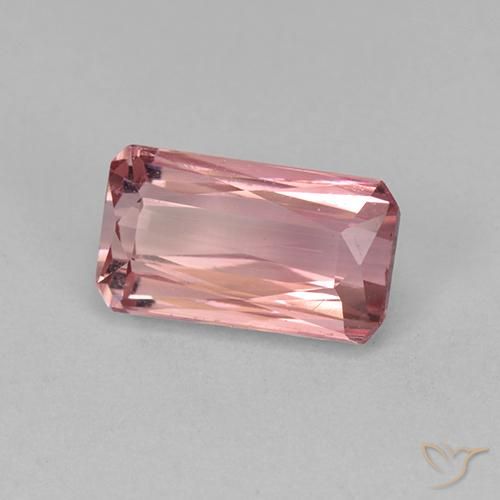 1.42 ct Pink Tourmaline Stone, Natural Tourmaline in Octagon / Scissor Cut Shape for Sale