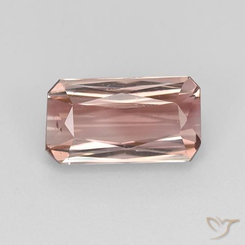 1.84 ct Pink Tourmaline, 9.6 x 5.3 mm Octagon Cut From Mozambique, Photo A