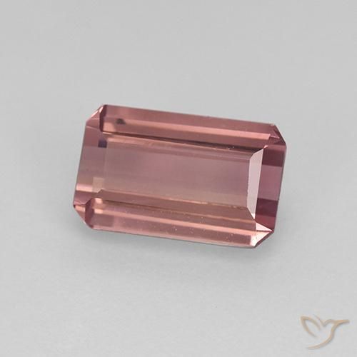 1.14 ct Pink Tourmaline Stone, Natural Tourmaline in Octagon Step Cut Shape for Sale