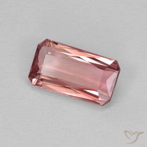 1.21 ct Pink Tourmaline Stone, Natural Tourmaline in Octagon / Scissor Cut Shape for Sale