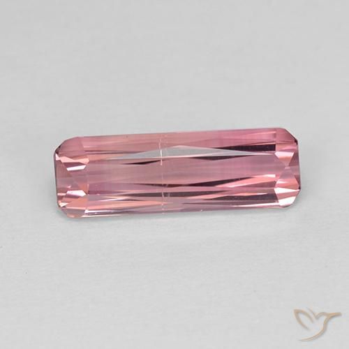 1.89ct Natural Bubblegum Pink Tourmaline, Emerald Cut, VVS-VS