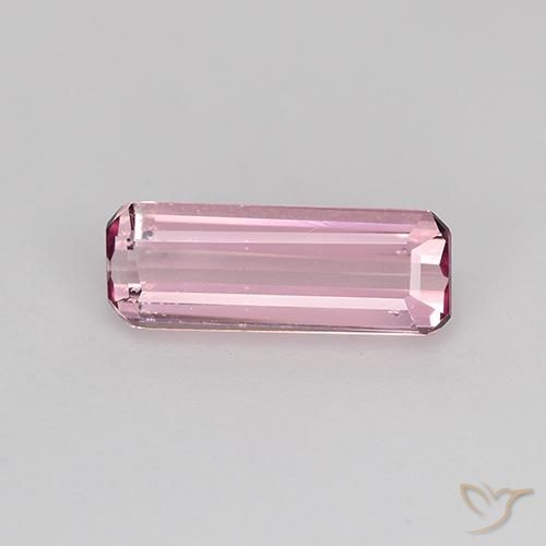 Rosado Bubblegum Turmalina Gema - 0.9ct Corte octagonal (ID: 516615)