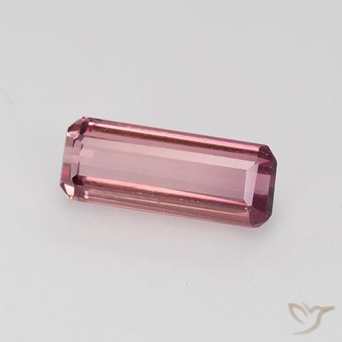1.06 ct Pink Tourmaline Stone, Natural Tourmaline in Octagon Step Cut Shape for Sale