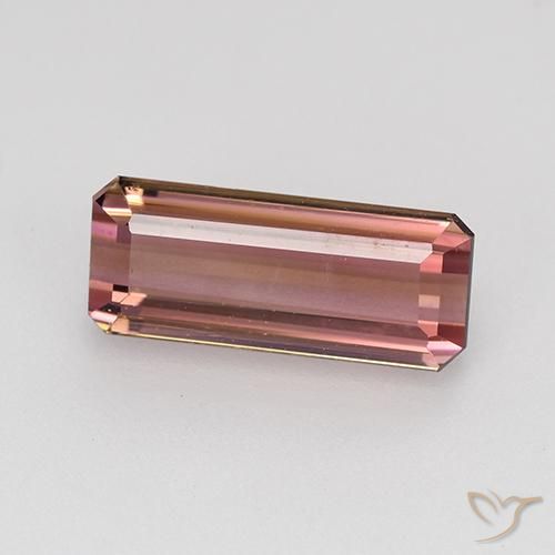 2.00 ct Pink Tourmaline Stone, Natural Tourmaline in Octagon Step Cut Shape for Sale