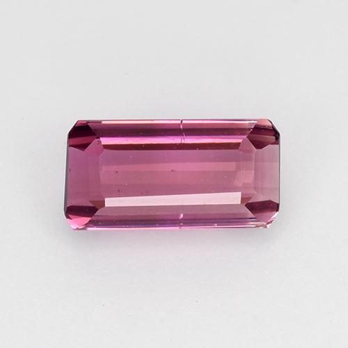 Púrpura medio Turmalina Gema - 0.8ct Corte octagonal (ID: 517101)