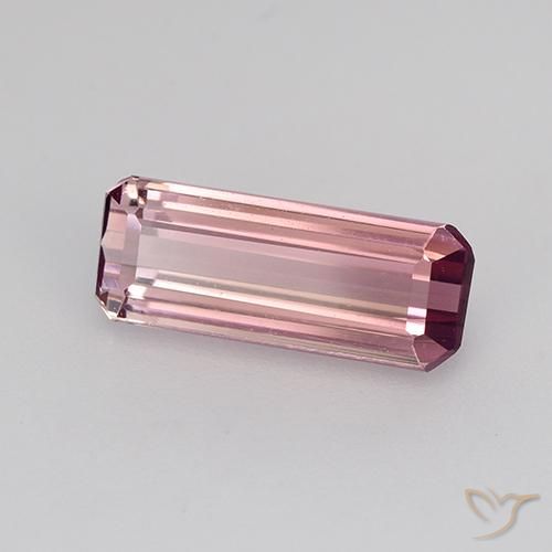 1.63 ct Pink Tourmaline Stone, Natural Tourmaline in Octagon Step Cut Shape for Sale