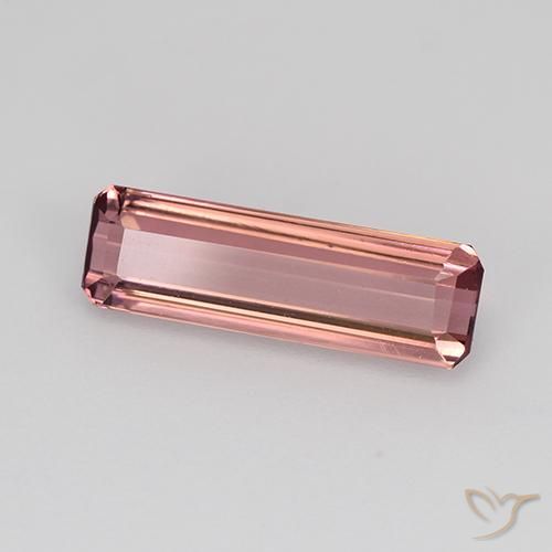 1.45 ct Pink Tourmaline Stone, Natural Tourmaline in Octagon Step Cut Shape for Sale