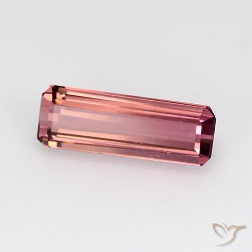 1.84 ct Pink Tourmaline Stone, Natural Tourmaline in Octagon Step Cut Shape for Sale