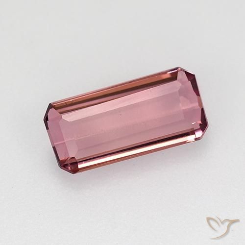 1.37 ct Pink Tourmaline Stone, Natural Tourmaline in Octagon Step Cut Shape for Sale