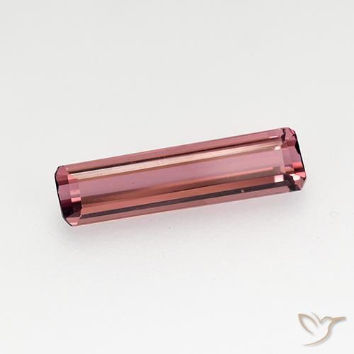 1.24 ct Pink Tourmaline Stone, Natural Tourmaline in Octagon Step Cut Shape for Sale