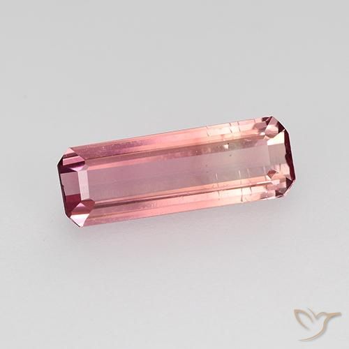 1.25 ct Pink Tourmaline Stone, Natural Tourmaline in Octagon Step Cut Shape for Sale