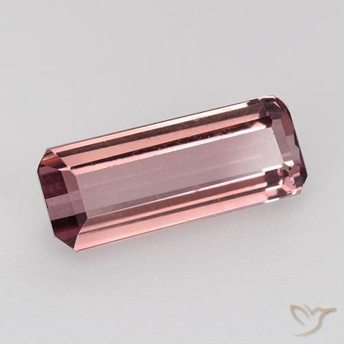 1.60 ct Pink Tourmaline Stone, Natural Tourmaline in Octagon Step Cut Shape for Sale