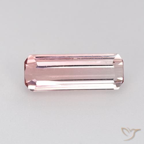1.17 ct Pink Tourmaline Stone, Natural Tourmaline in Octagon Step Cut Shape for Sale