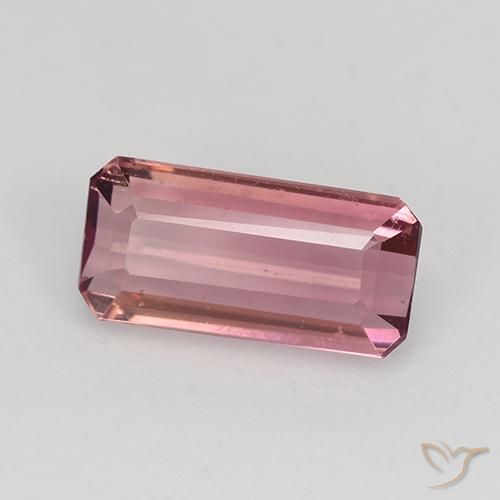 1.18 ct Pink Tourmaline Stone, Natural Tourmaline in Octagon Step Cut Shape for Sale
