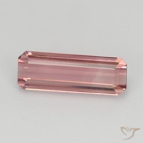 1.64ct Natural Intense Pink Tourmaline, Emerald Cut, VS