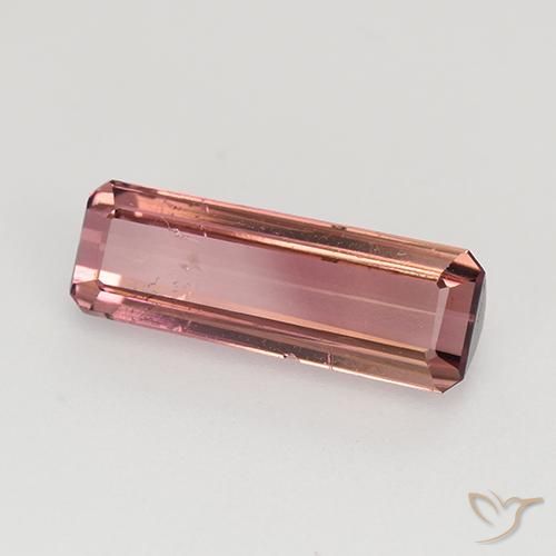 1.62 ct Pink Tourmaline Stone, Natural Tourmaline in Octagon Step Cut Shape for Sale