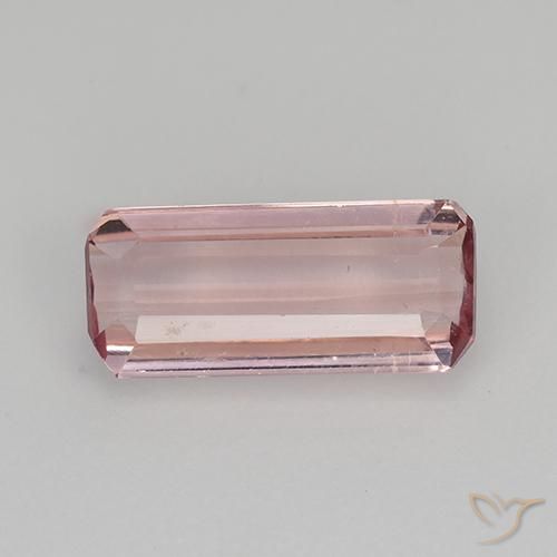 1.77 ct Pink Tourmaline Stone, Natural Tourmaline in Octagon Step Cut Shape for Sale
