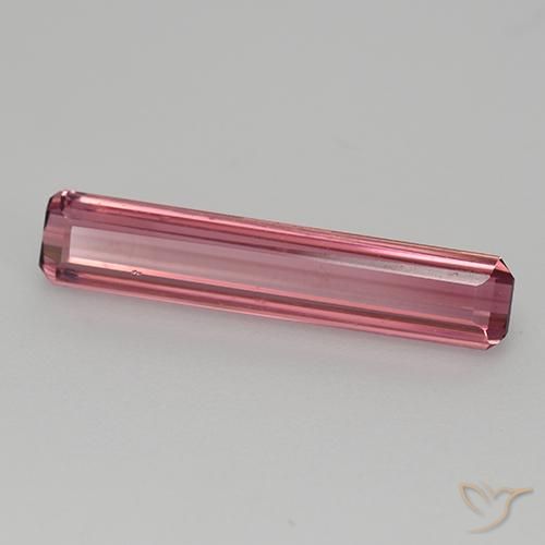1.53 ct Pink Tourmaline Stone, Natural Tourmaline in Octagon Step Cut Shape for Sale