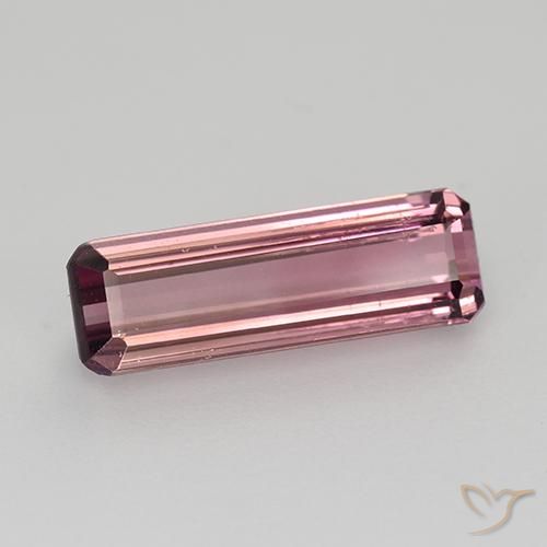 1.70 ct Pink Tourmaline Stone, Natural Tourmaline in Octagon Step Cut Shape for Sale