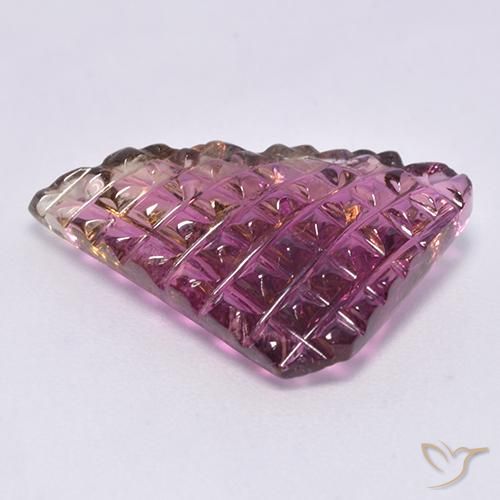 Tourmaline Gemstone in 18.5 x 14.5 mm Size for Sale, Tourmaline Stone in Deep Purple Color