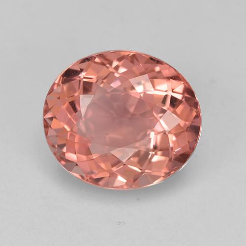 Medium Pink Турмалин Камень - 2.5ct Овальная Португальская Огранка (ID: 521720)