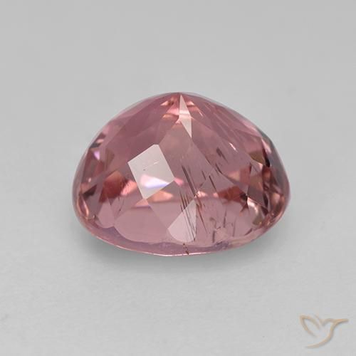 Tourmaline Gemstone in 8.4 x 7.4 mm Size for Sale, Tourmaline Stone in Rose Pink Color