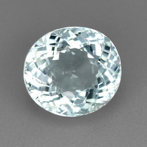Azul verdoso claro Turmalina Gema - 2.8ct Corte Portuguesa en Forma Óvalo (ID: 522571)