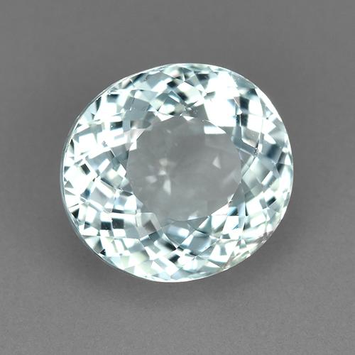 2.76 ct Blue Tourmaline Stone, Natural Tourmaline in Oval Portuguese-Cut Shape for Sale