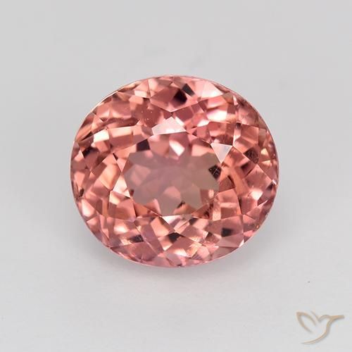 Medium Pink Turmalin Edelstein - 2.2ct Oval facettiert (ID: 522581)