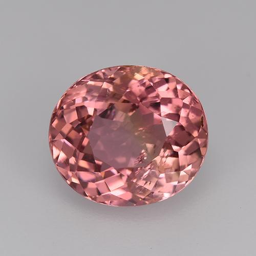 Fruit Punch Red Tourmaline Gem - 3ct Oval Facet (ID: 523861)