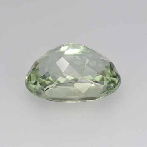 Tourmaline Gemstone in 10.7 x 8 mm Size for Sale, Tourmaline Stone in Light Sage Green Color