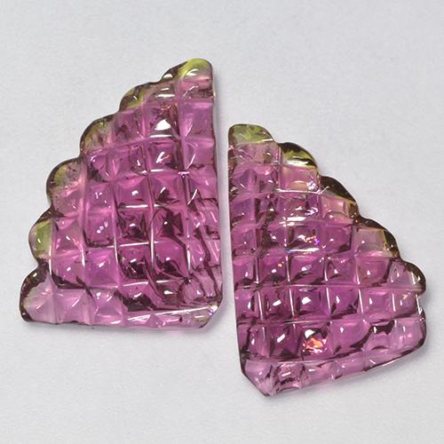 Grape Tourmaline Gem - 5.8ct Carved Fancy (ID: 524135)