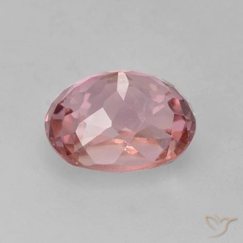 Tourmaline Gemstone in 7.1 x 6 mm Size for Sale, Tourmaline Stone in Bubblegum Pink Color