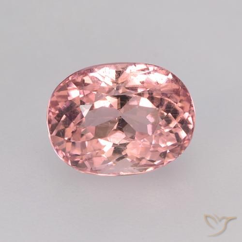 1.76ct Natural Orange Pink Tourmaline, Oval, VS