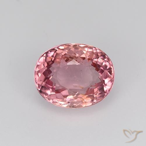 1.54ct Natural Hot Pink Tourmaline, Oval, VVS-VS