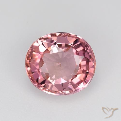 1.68ct Natural Hot Pink Tourmaline, Oval, VVS-VS