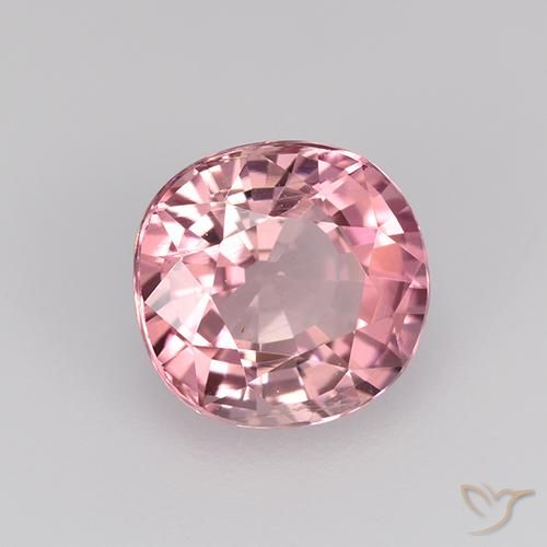 1.62 ct Pink Tourmaline Stone, Natural Tourmaline in Oval Facet Shape for Sale