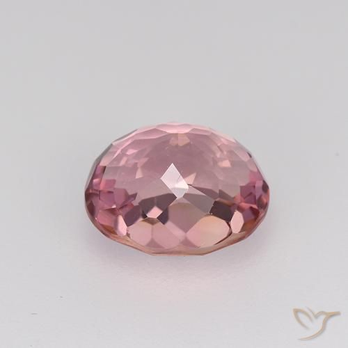 Tourmaline Gemstone in 7.1 x 6.3 mm Size for Sale, Tourmaline Stone in Light Hot Pink Color