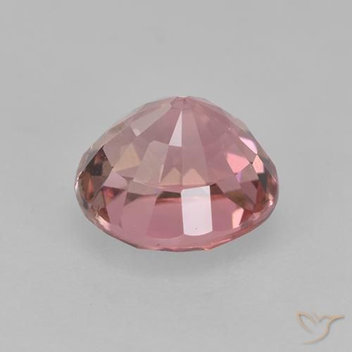Tourmaline Gemstone in 6.9 x 6.6 mm Size for Sale, Tourmaline Stone in Light Pink Color
