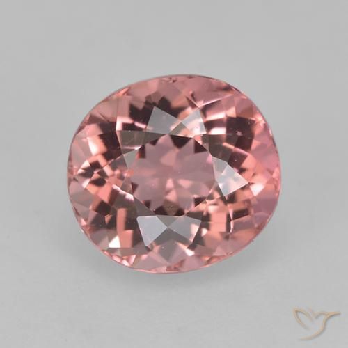 1.53ct Natural Light Pink Tourmaline, Oval, VVS