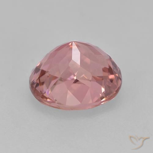 Tourmaline Gemstone in 7.3 x 6.7 mm Size for Sale, Tourmaline Stone in Light Pink Color