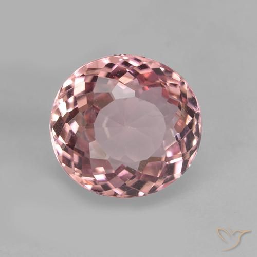 1.61 ct Pink Tourmaline Stone, Natural Tourmaline in Oval Facet Shape for Sale