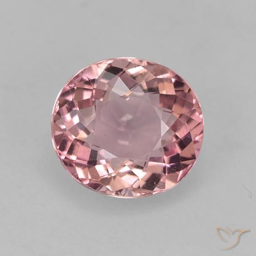 1.45ct Natural Light Pink Tourmaline, Oval, VVS-VS