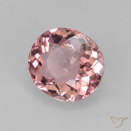 1.45 ct Pink Tourmaline Stone, Natural Tourmaline in Oval Facet Shape for Sale