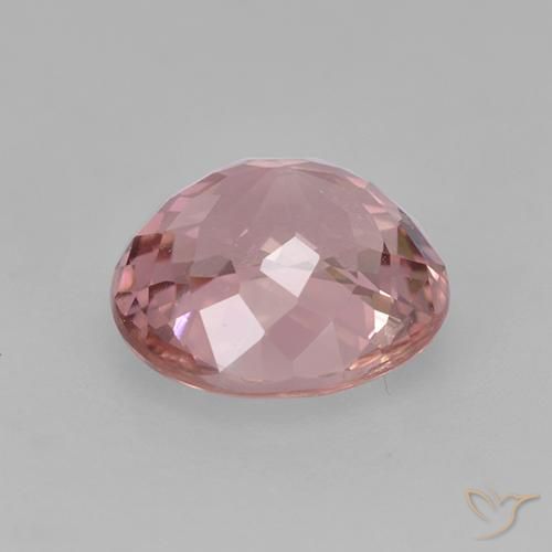 Tourmaline Gemstone in 7.5 x 6.8 mm Size for Sale, Tourmaline Stone in Light Pink Color
