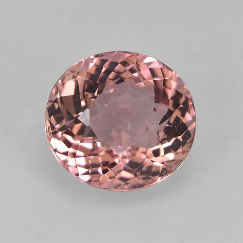 Красновато-розовый Турмалин Камень - 1.7ct Фасетный Овал (ID: 525281)