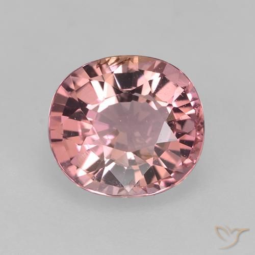 1.57ct Natural Deep Pink Tourmaline, Oval, VVS-VS