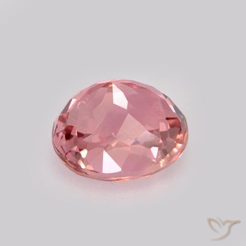 Tourmaline Gemstone in 7.1 x 6.3 mm Size for Sale, Tourmaline Stone in Bubblegum Pink Color