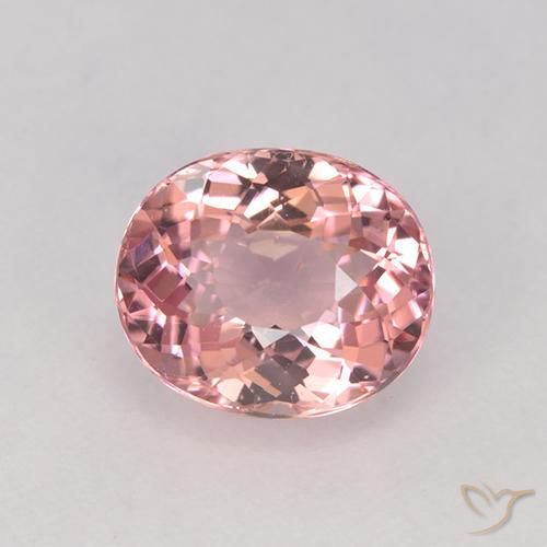 1.51ct Natural Light Pink Tourmaline, Oval, VVS-VS